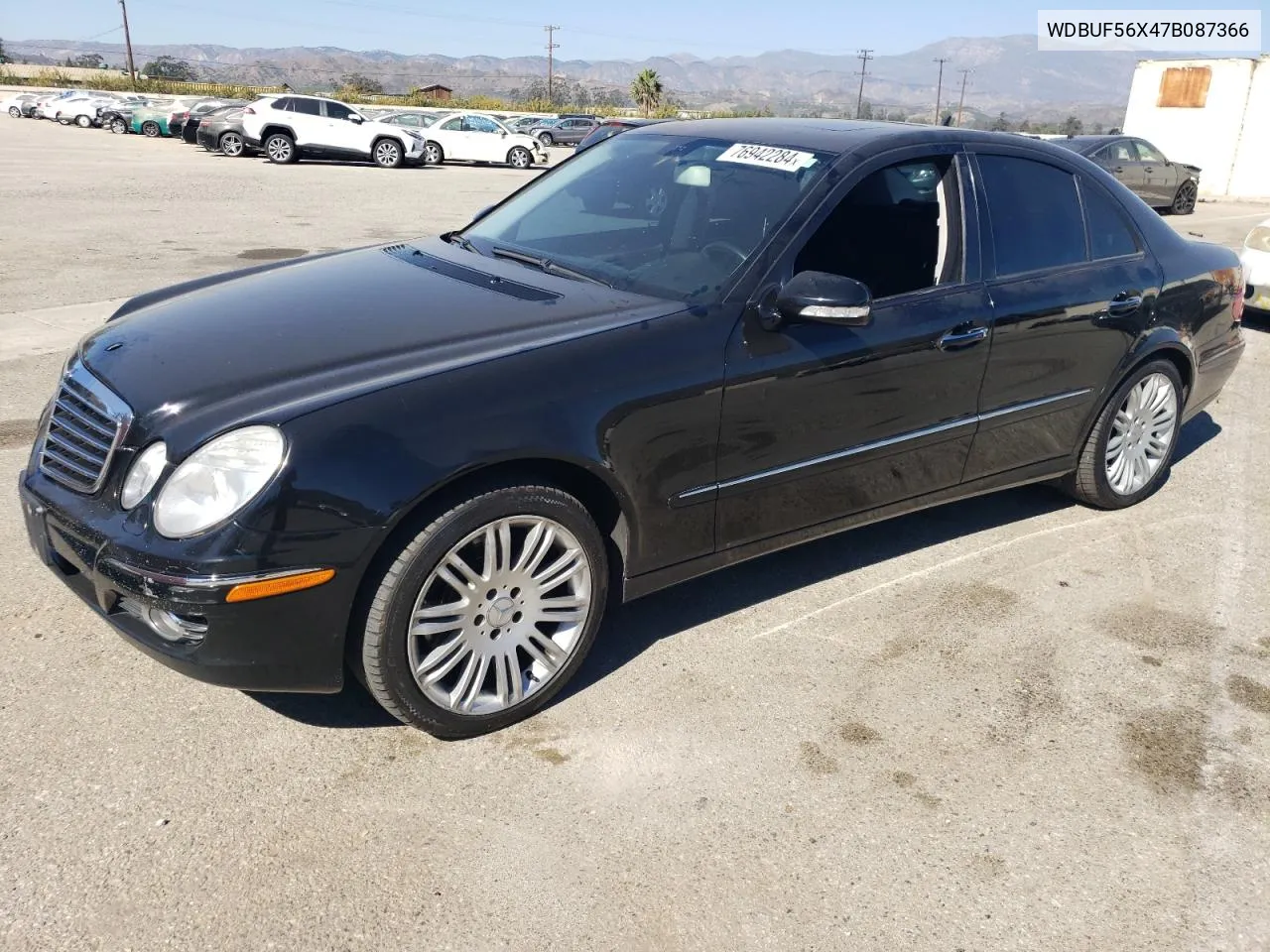 2007 Mercedes-Benz E 350 VIN: WDBUF56X47B087366 Lot: 76942284