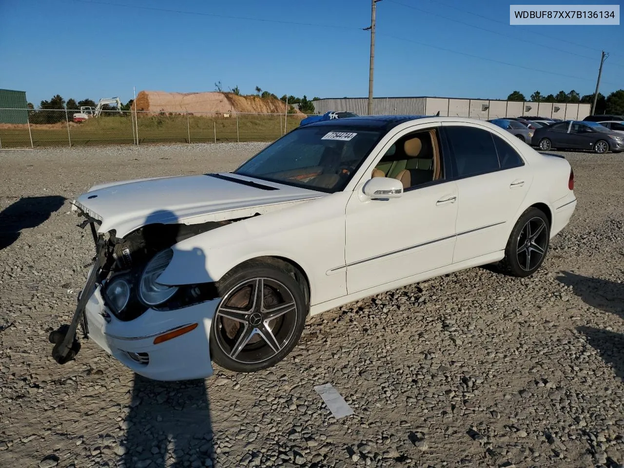 2007 Mercedes-Benz E 350 4Matic VIN: WDBUF87XX7B136134 Lot: 77544744