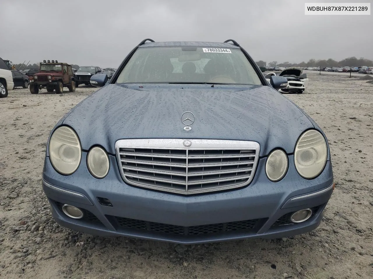 2007 Mercedes-Benz E 350 4Matic Wagon VIN: WDBUH87X87X221289 Lot: 78033344