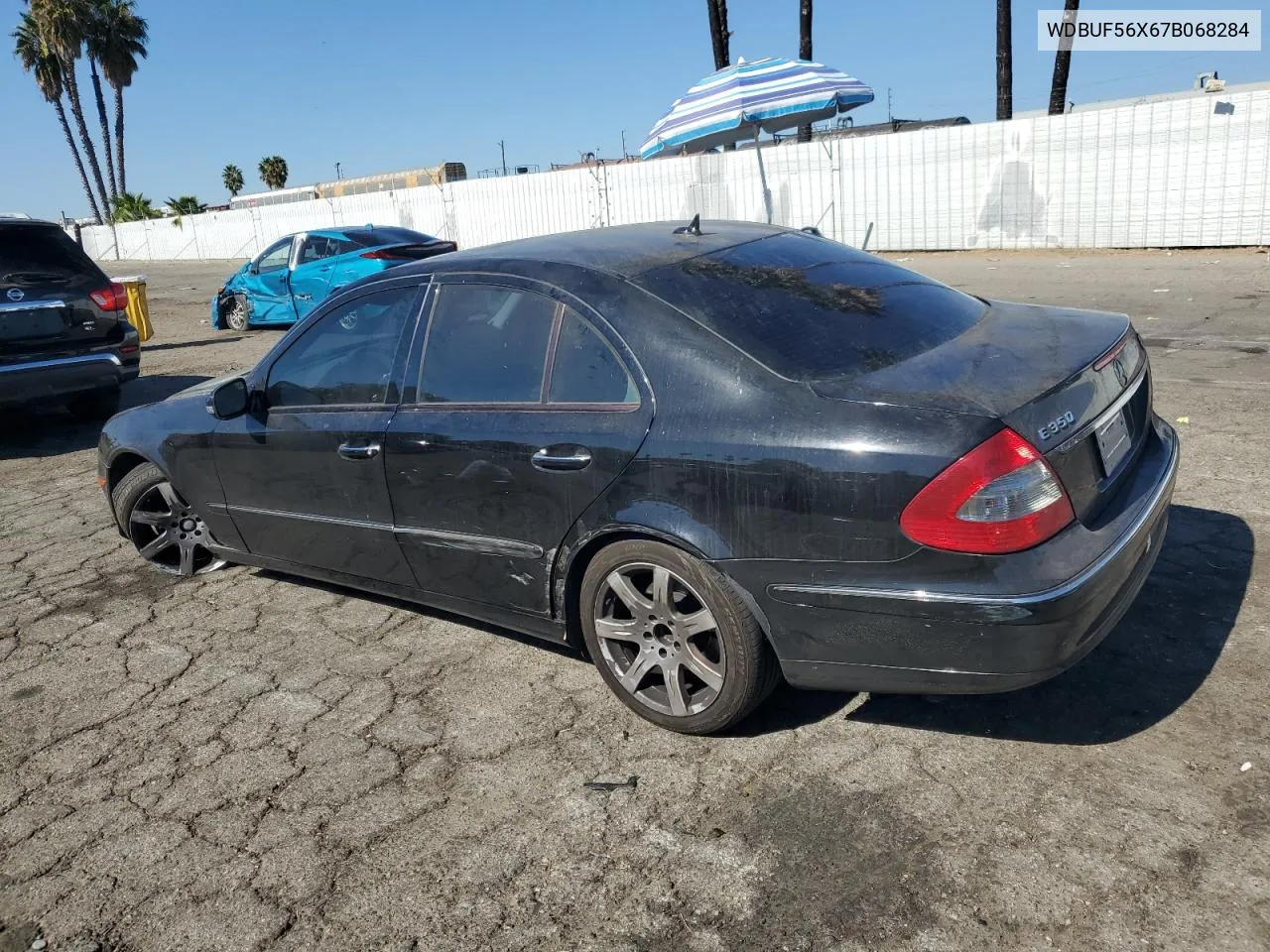 2007 Mercedes-Benz E 350 VIN: WDBUF56X67B068284 Lot: 78138214