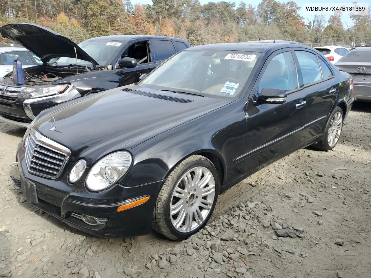 2007 Mercedes-Benz E 350 4Matic VIN: WDBUF87X47B181389 Lot: 78210234