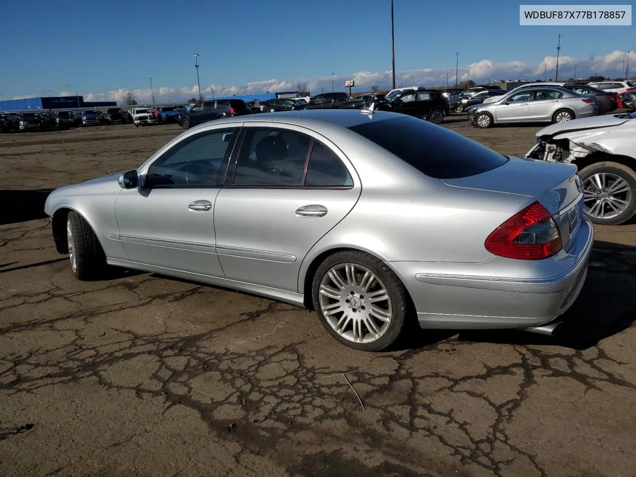 2007 Mercedes-Benz E 350 4Matic VIN: WDBUF87X77B178857 Lot: 79046674