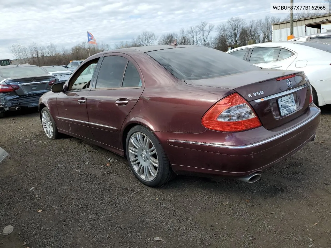 2007 Mercedes-Benz E 350 4Matic VIN: WDBUF87X77B162965 Lot: 79366314