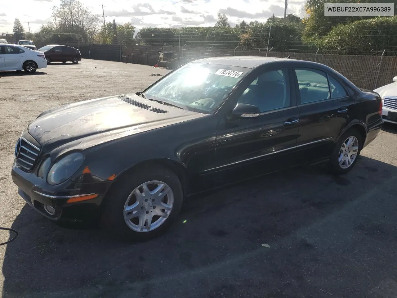 2007 Mercedes-Benz E 320 Cdi VIN: WDBUF22X07A996389 Lot: 79574774