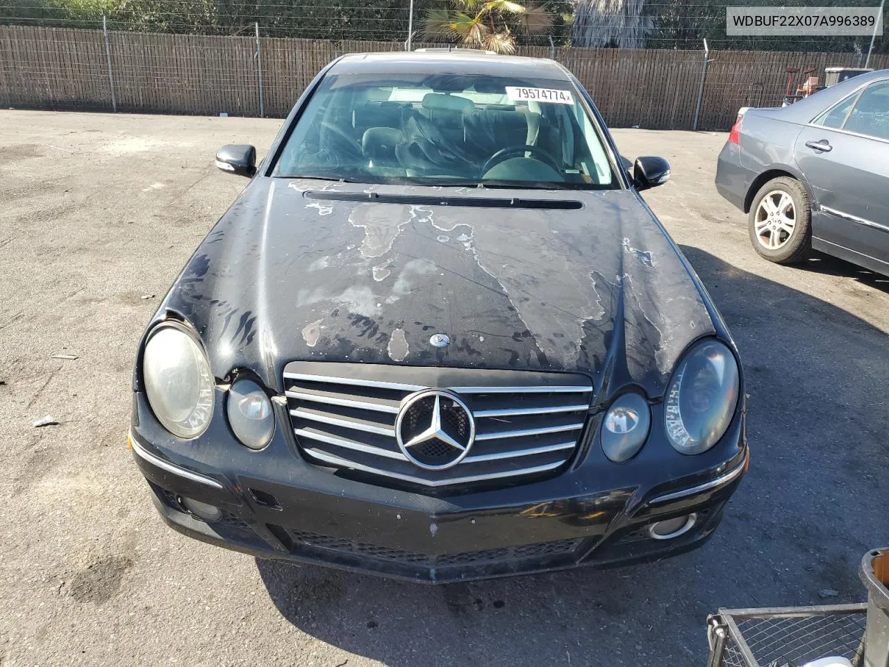 2007 Mercedes-Benz E 320 Cdi VIN: WDBUF22X07A996389 Lot: 79574774