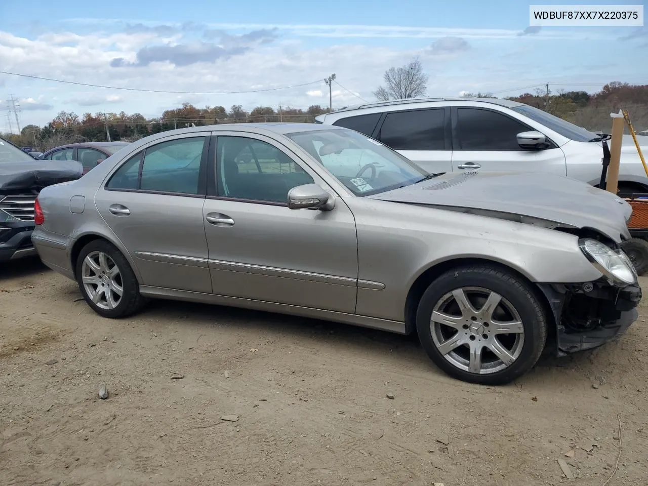 2007 Mercedes-Benz E 350 4Matic VIN: WDBUF87XX7X220375 Lot: 79894754