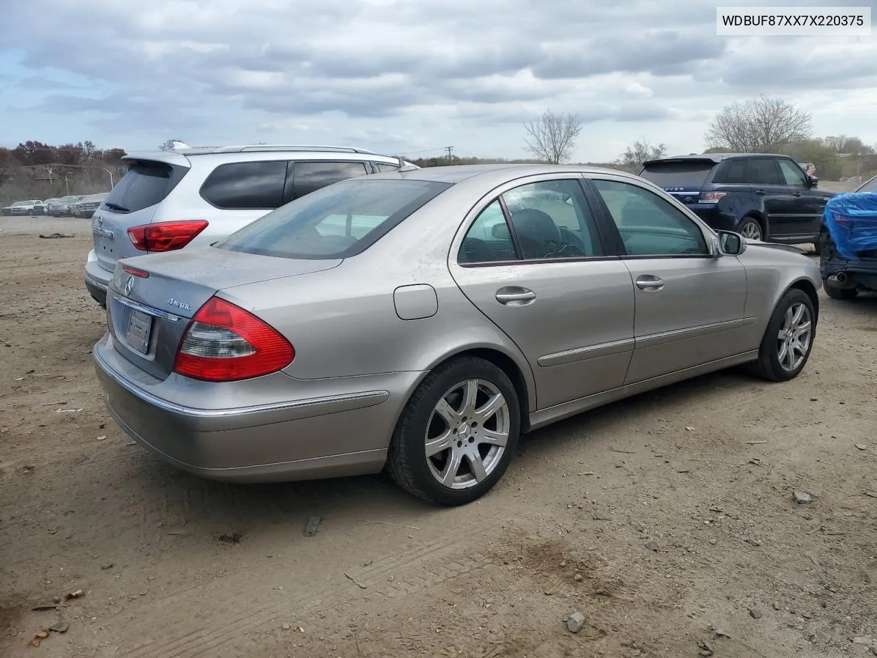 2007 Mercedes-Benz E 350 4Matic VIN: WDBUF87XX7X220375 Lot: 79894754