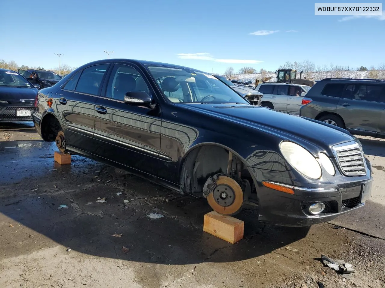 2007 Mercedes-Benz E 350 4Matic VIN: WDBUF87XX7B122332 Lot: 80065924