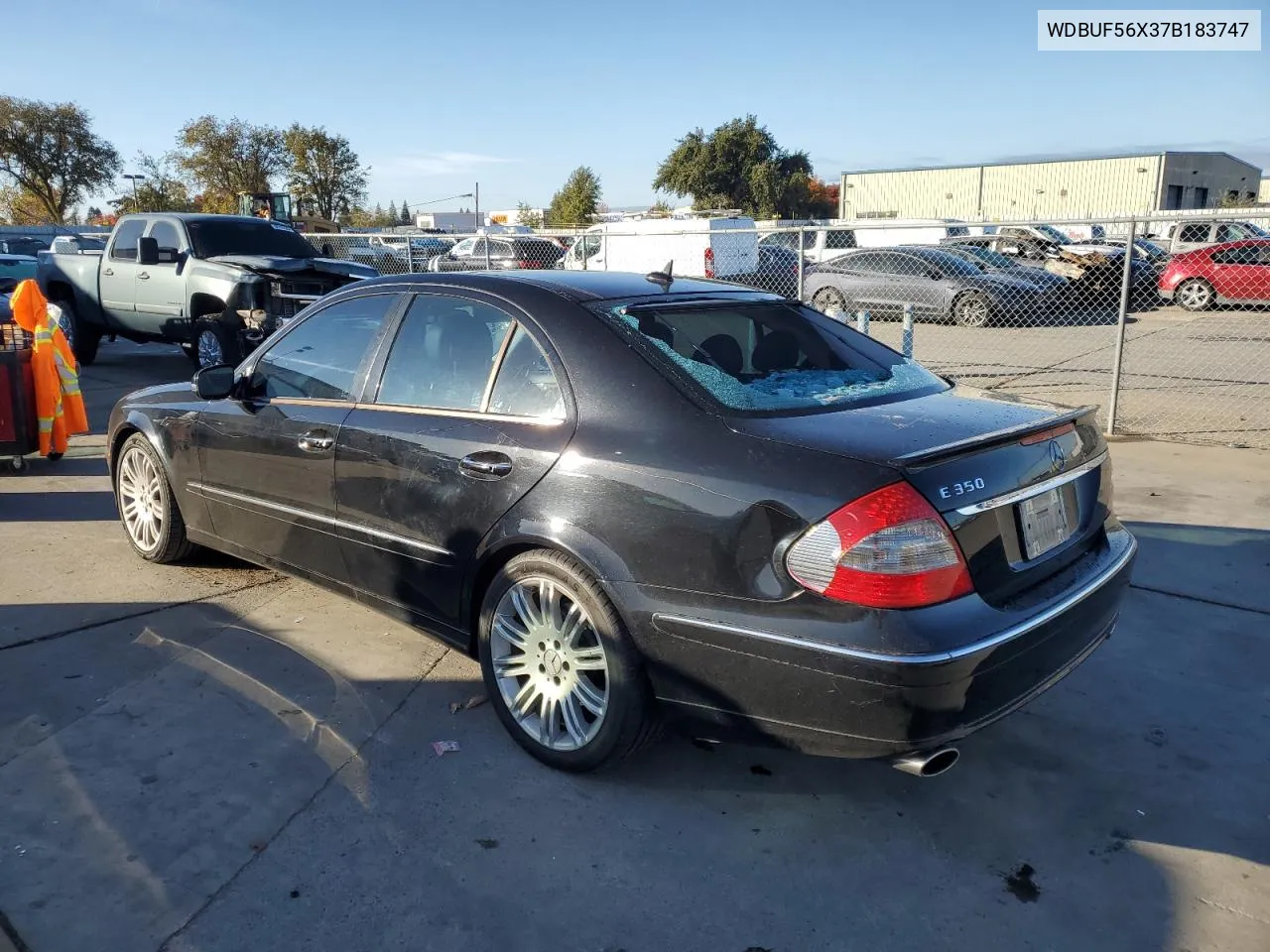 2007 Mercedes-Benz E 350 VIN: WDBUF56X37B183747 Lot: 80189964