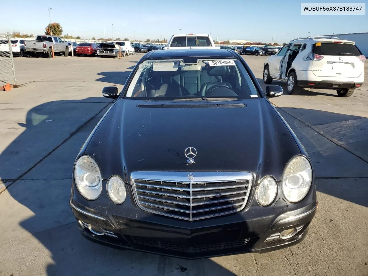 2007 Mercedes-Benz E 350 VIN: WDBUF56X37B183747 Lot: 80189964