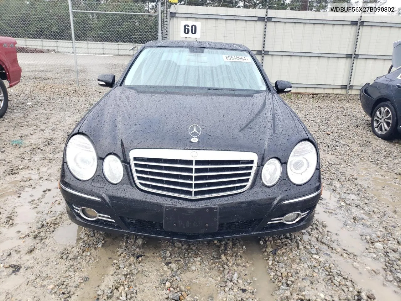 2007 Mercedes-Benz E 350 VIN: WDBUF56X27B090802 Lot: 80540964