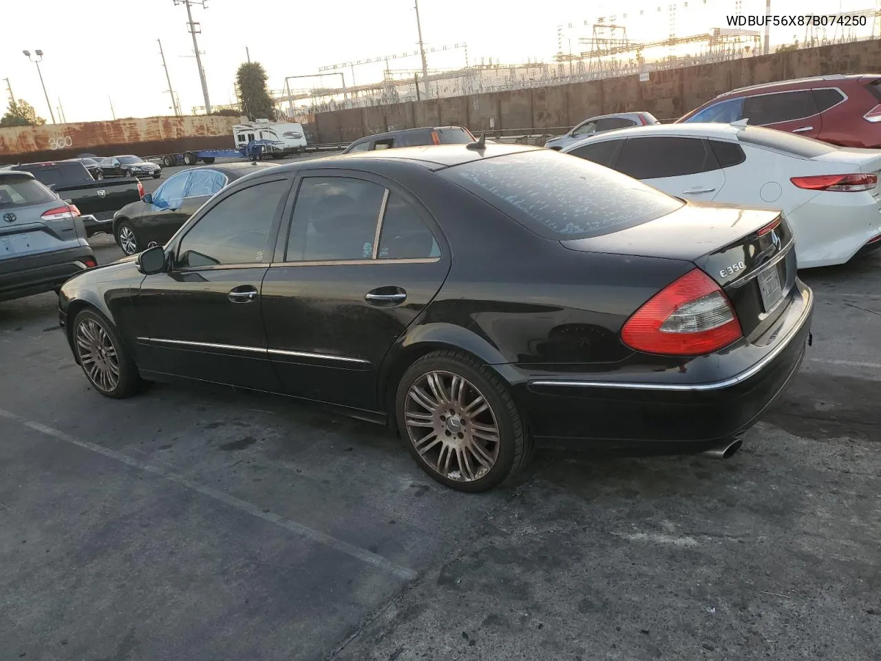 2007 Mercedes-Benz E 350 VIN: WDBUF56X87B074250 Lot: 80949434