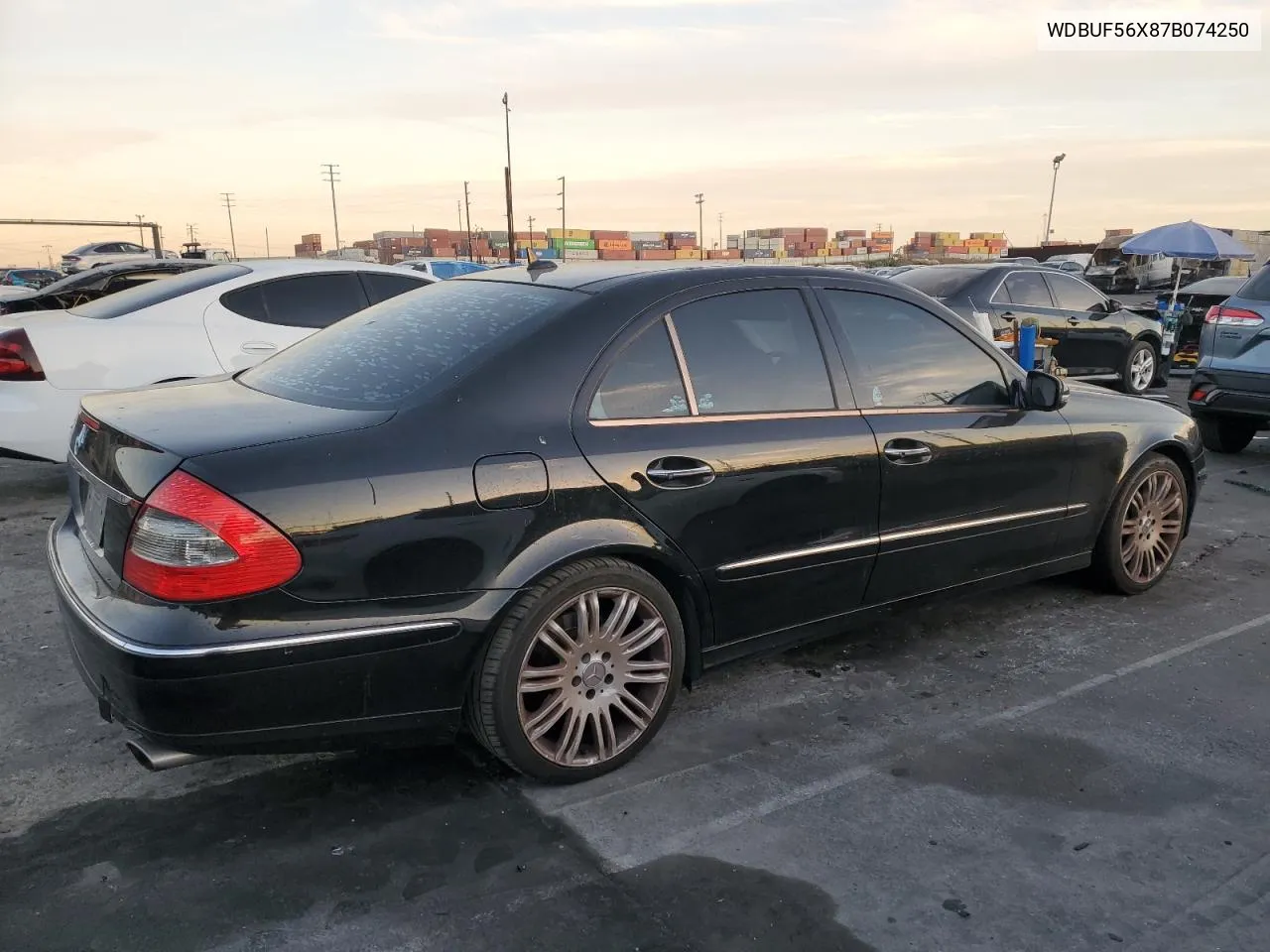 2007 Mercedes-Benz E 350 VIN: WDBUF56X87B074250 Lot: 80949434