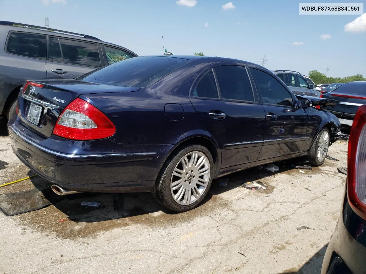 2008 Mercedes-Benz E 350 4Matic VIN: WDBUF87X68B340561 Lot: 61479034