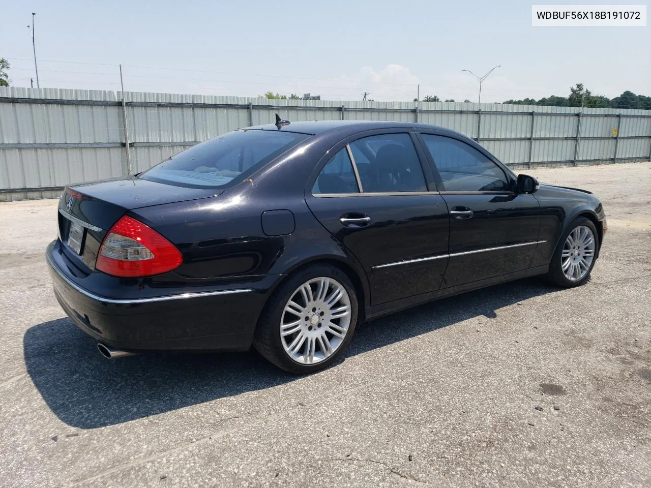 2008 Mercedes-Benz E 350 VIN: WDBUF56X18B191072 Lot: 63009074