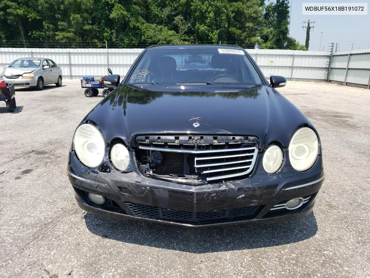 2008 Mercedes-Benz E 350 VIN: WDBUF56X18B191072 Lot: 63009074