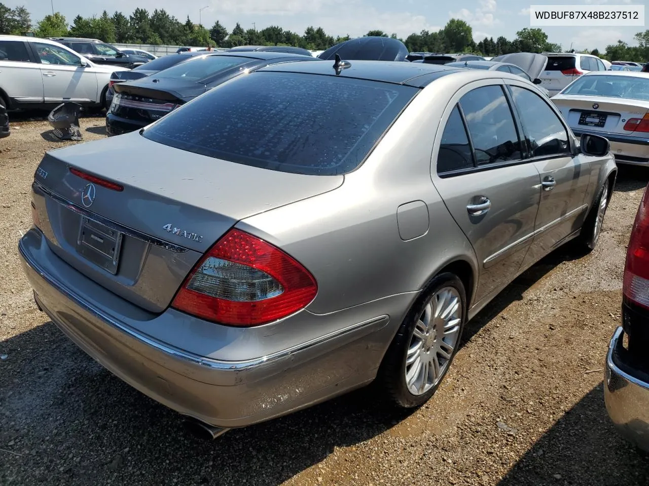 2008 Mercedes-Benz E 350 4Matic VIN: WDBUF87X48B237512 Lot: 63273444