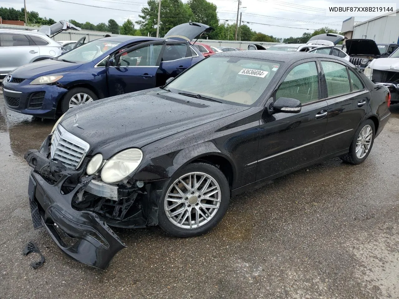 2008 Mercedes-Benz E 350 4Matic VIN: WDBUF87XX8B219144 Lot: 63636694