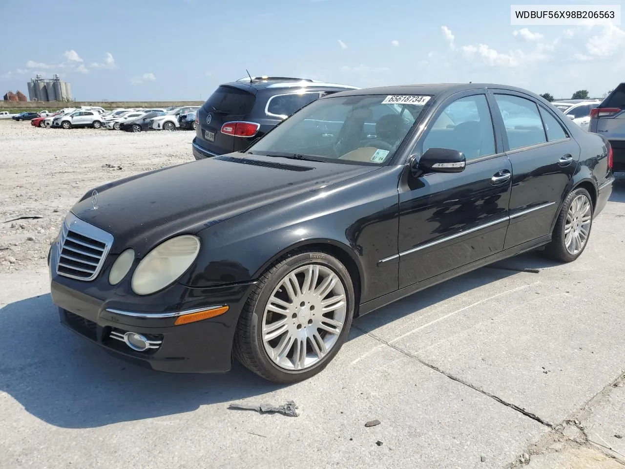 2008 Mercedes-Benz E 350 VIN: WDBUF56X98B206563 Lot: 65618734