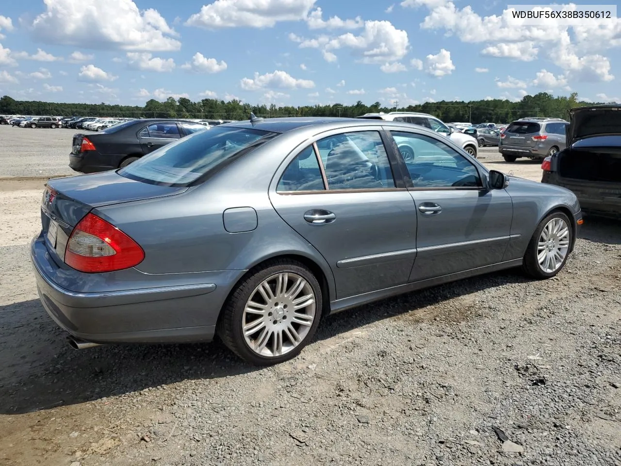 2008 Mercedes-Benz E 350 VIN: WDBUF56X38B350612 Lot: 67113604