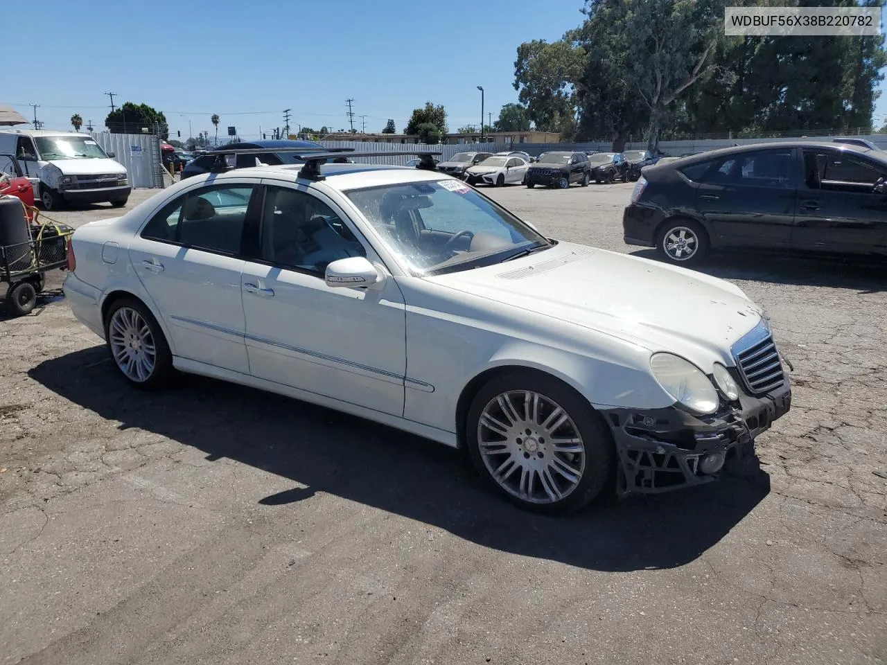 2008 Mercedes-Benz E 350 VIN: WDBUF56X38B220782 Lot: 68536154