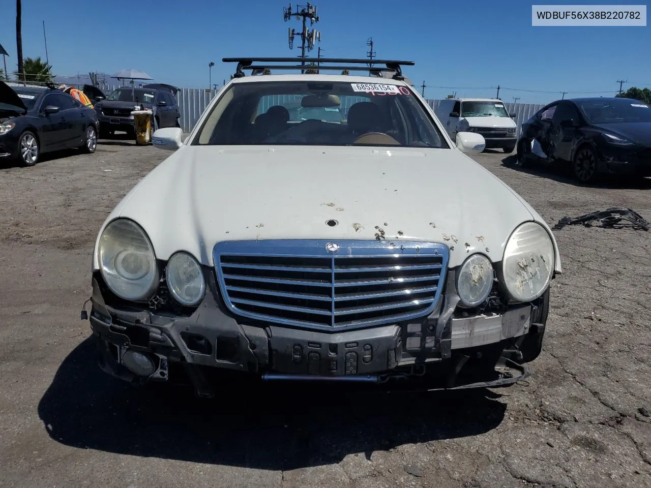 2008 Mercedes-Benz E 350 VIN: WDBUF56X38B220782 Lot: 68536154