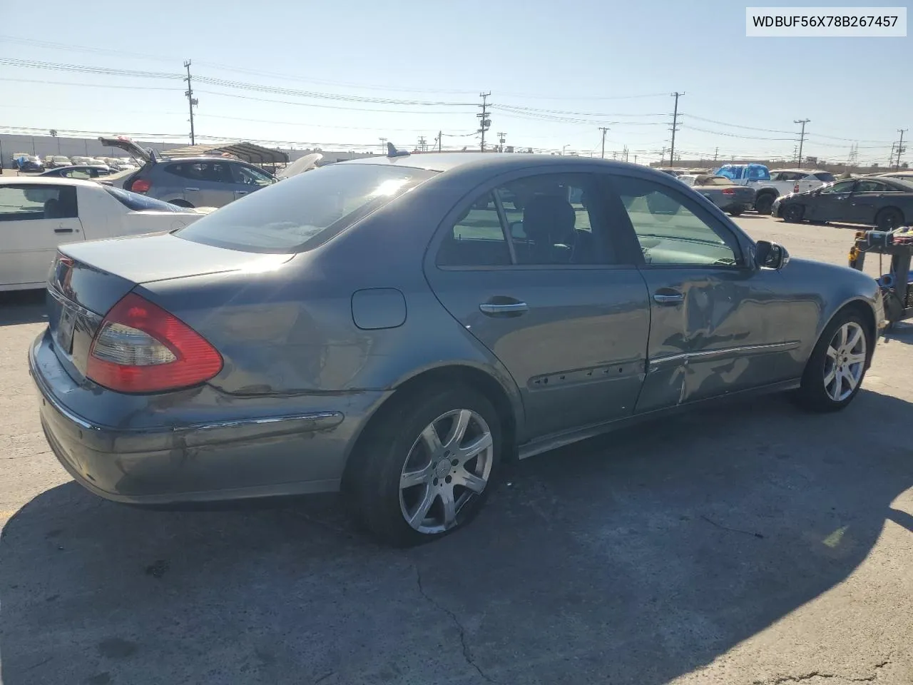 2008 Mercedes-Benz E 350 VIN: WDBUF56X78B267457 Lot: 69343794