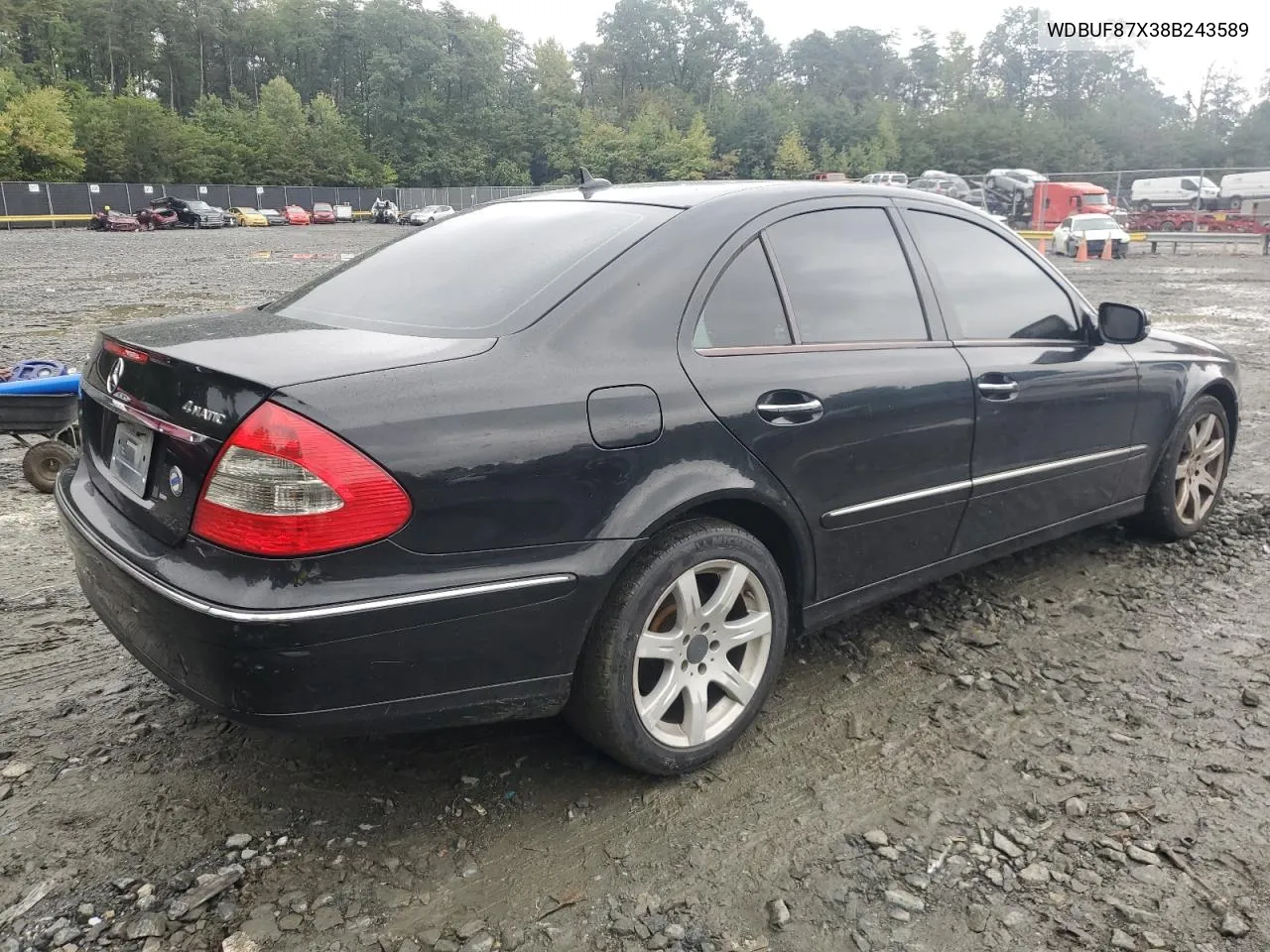 2008 Mercedes-Benz E 350 4Matic VIN: WDBUF87X38B243589 Lot: 69740434