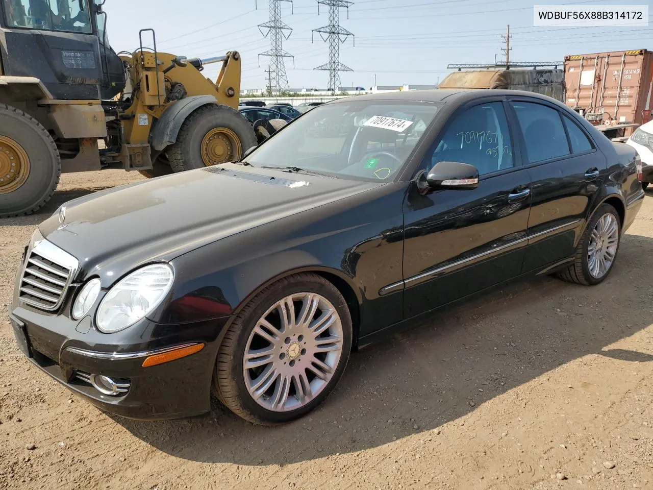 2008 Mercedes-Benz E 350 VIN: WDBUF56X88B314172 Lot: 70917674