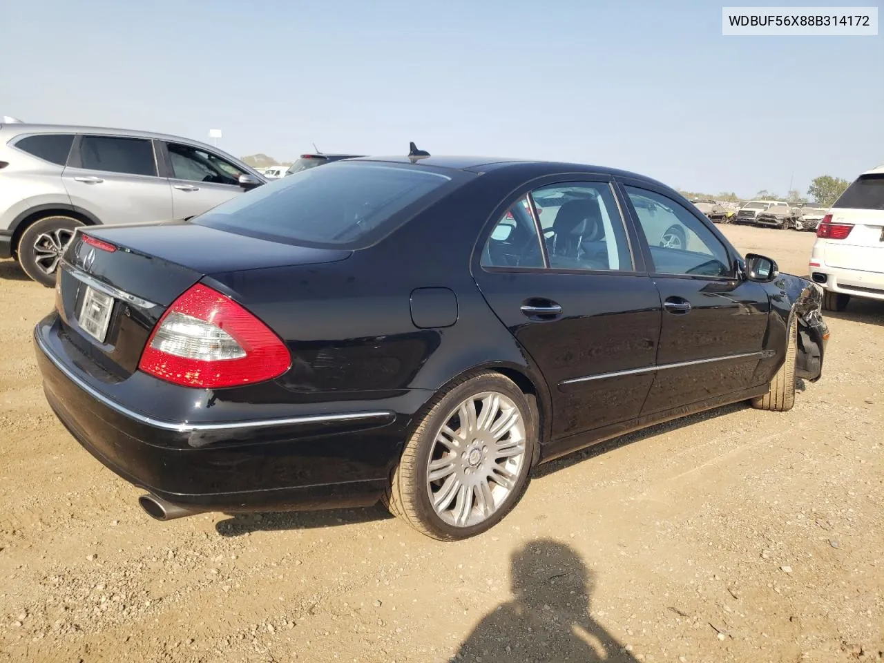 2008 Mercedes-Benz E 350 VIN: WDBUF56X88B314172 Lot: 70917674