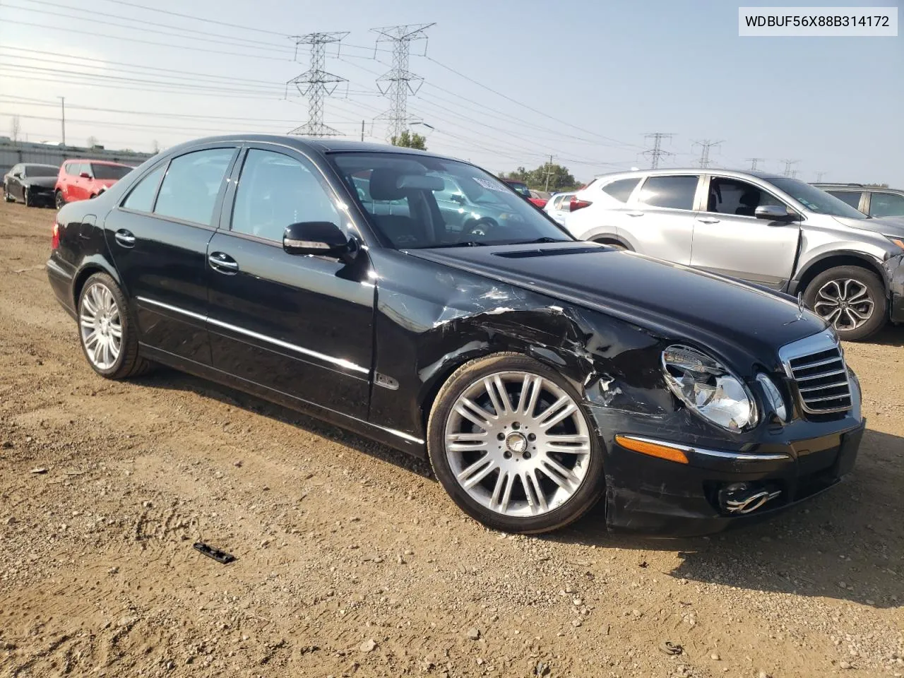 2008 Mercedes-Benz E 350 VIN: WDBUF56X88B314172 Lot: 70917674