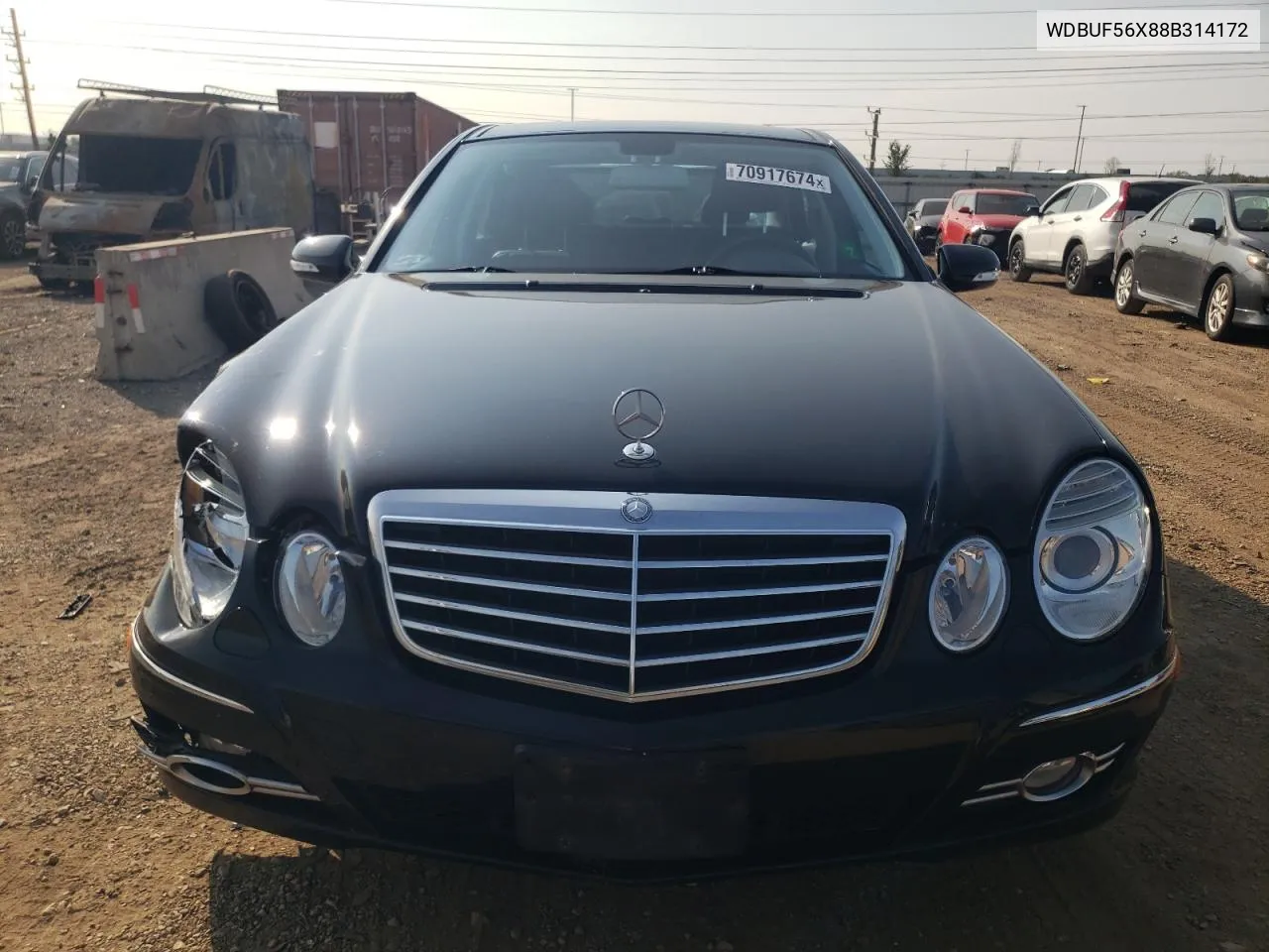 2008 Mercedes-Benz E 350 VIN: WDBUF56X88B314172 Lot: 70917674