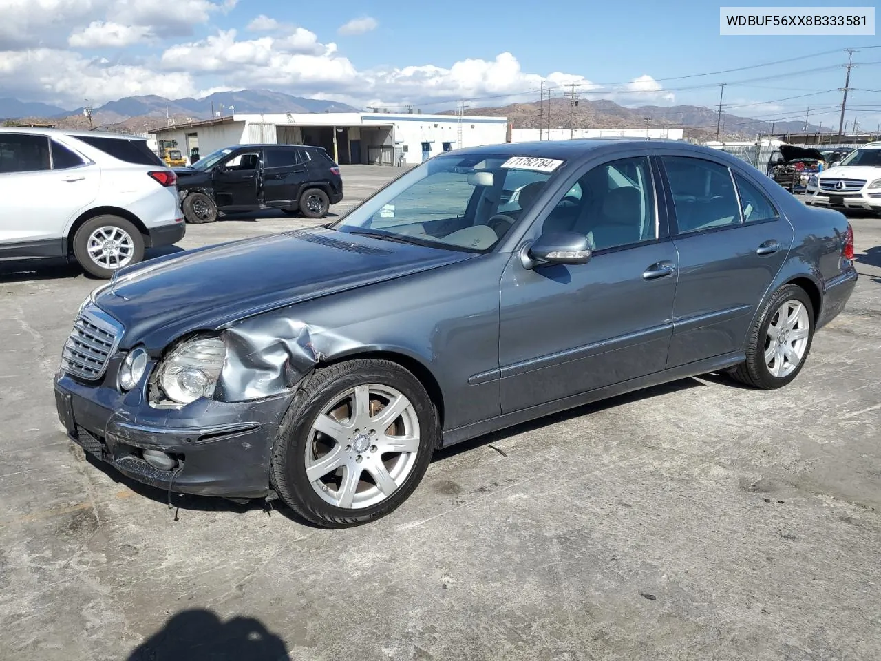 2008 Mercedes-Benz E 350 VIN: WDBUF56XX8B333581 Lot: 71752784