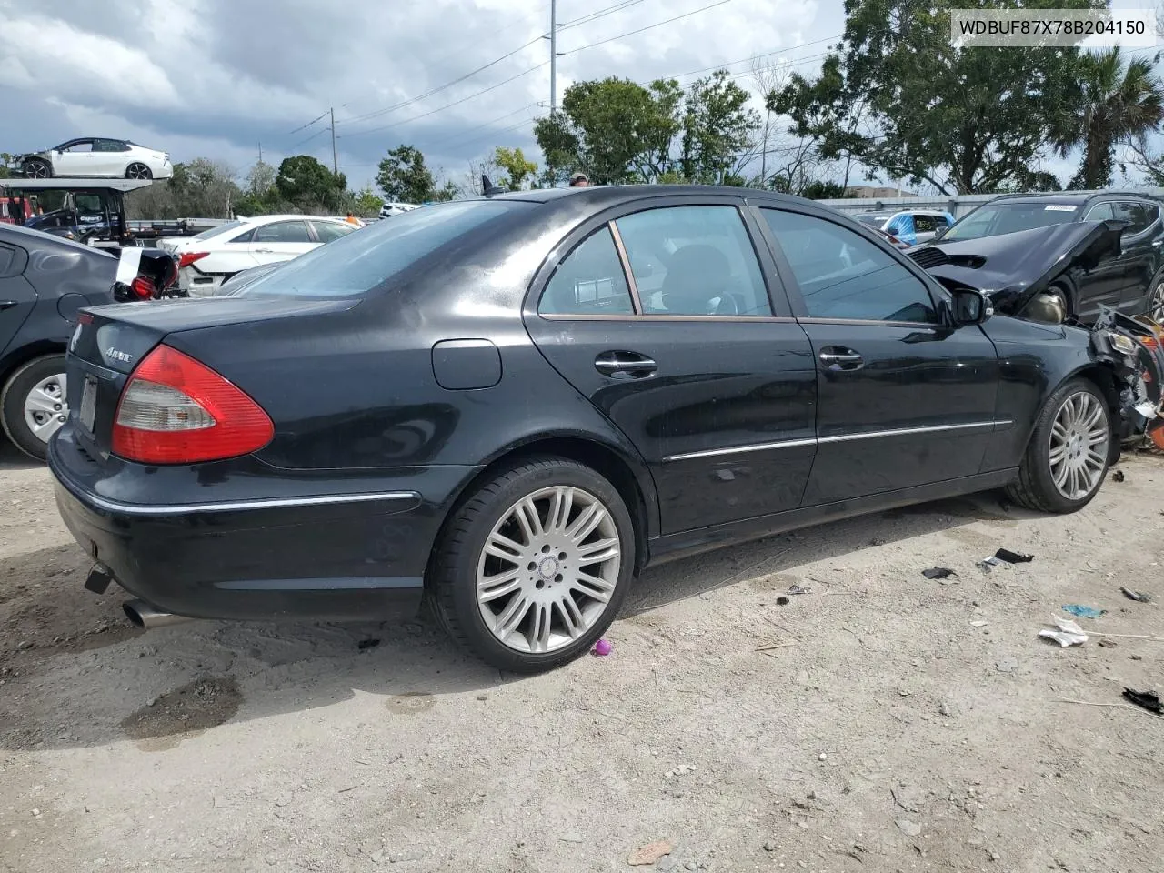 2008 Mercedes-Benz E 350 4Matic VIN: WDBUF87X78B204150 Lot: 73110154