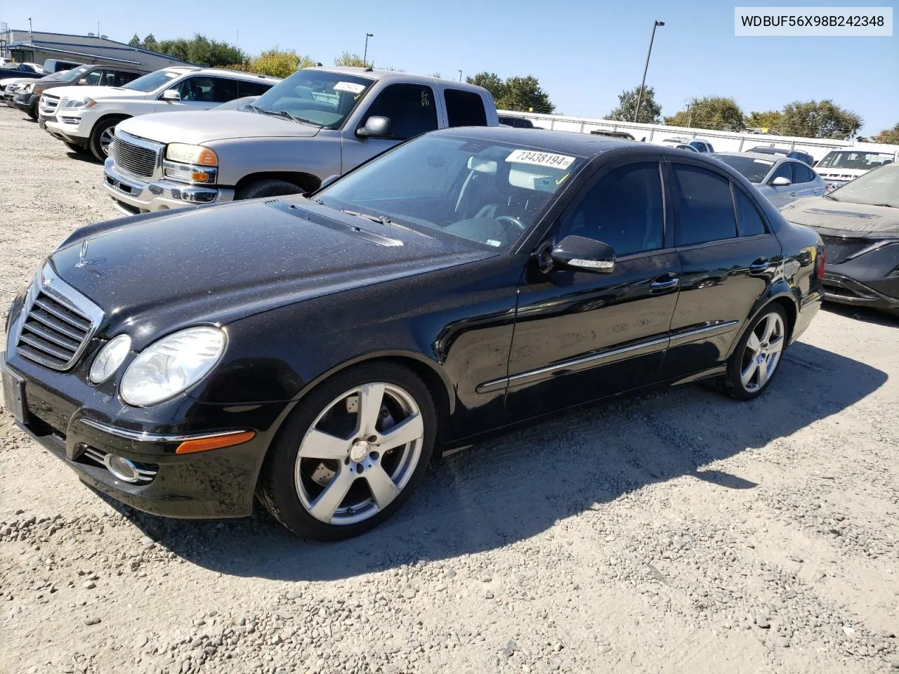 2008 Mercedes-Benz E 350 VIN: WDBUF56X98B242348 Lot: 73438194