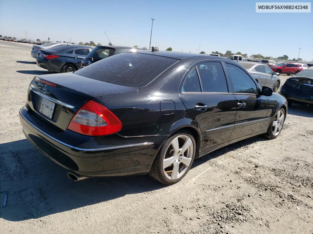 2008 Mercedes-Benz E 350 VIN: WDBUF56X98B242348 Lot: 73438194