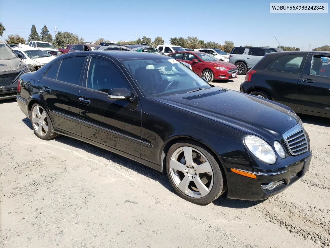 2008 Mercedes-Benz E 350 VIN: WDBUF56X98B242348 Lot: 73438194