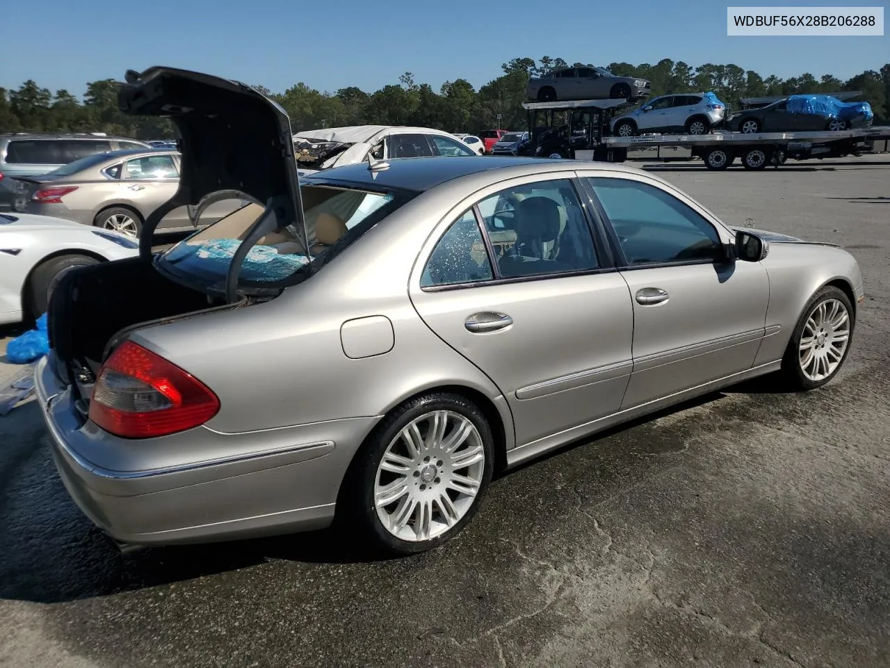 2008 Mercedes-Benz E 350 VIN: WDBUF56X28B206288 Lot: 73924454