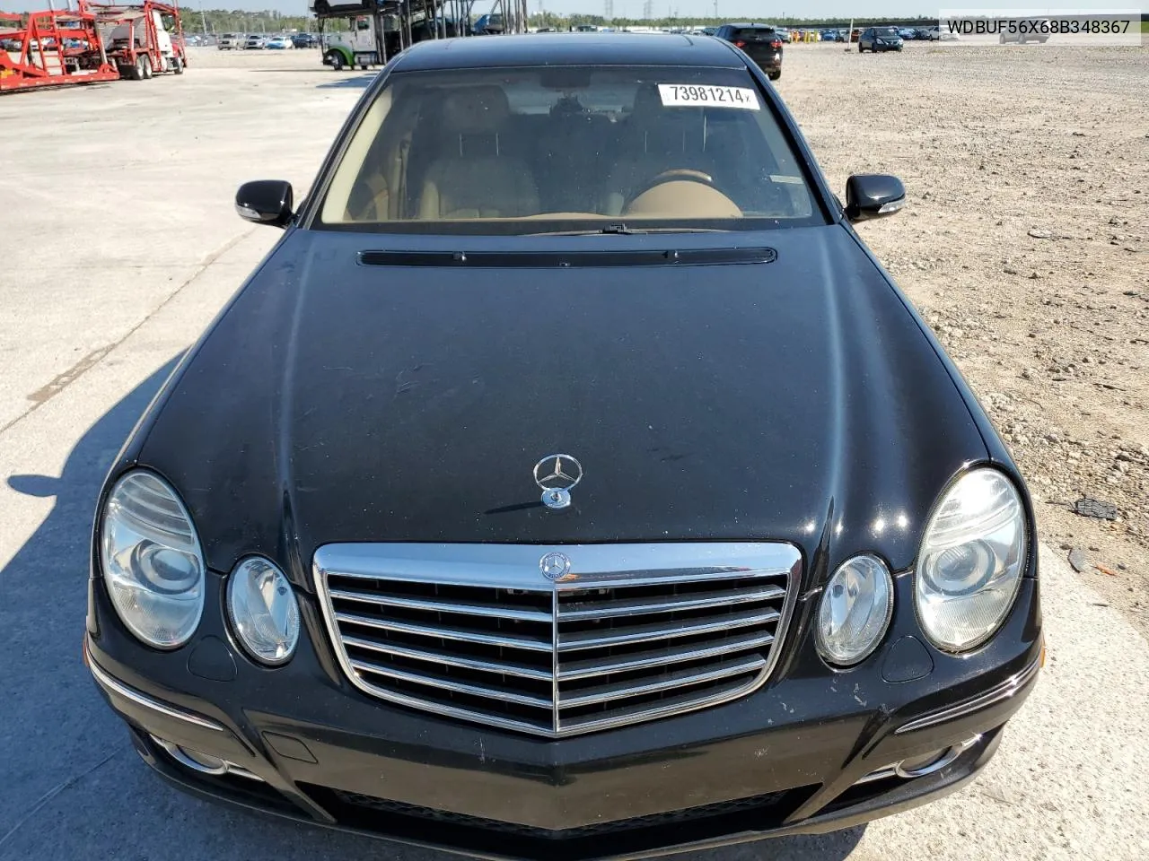 2008 Mercedes-Benz E 350 VIN: WDBUF56X68B348367 Lot: 73981214