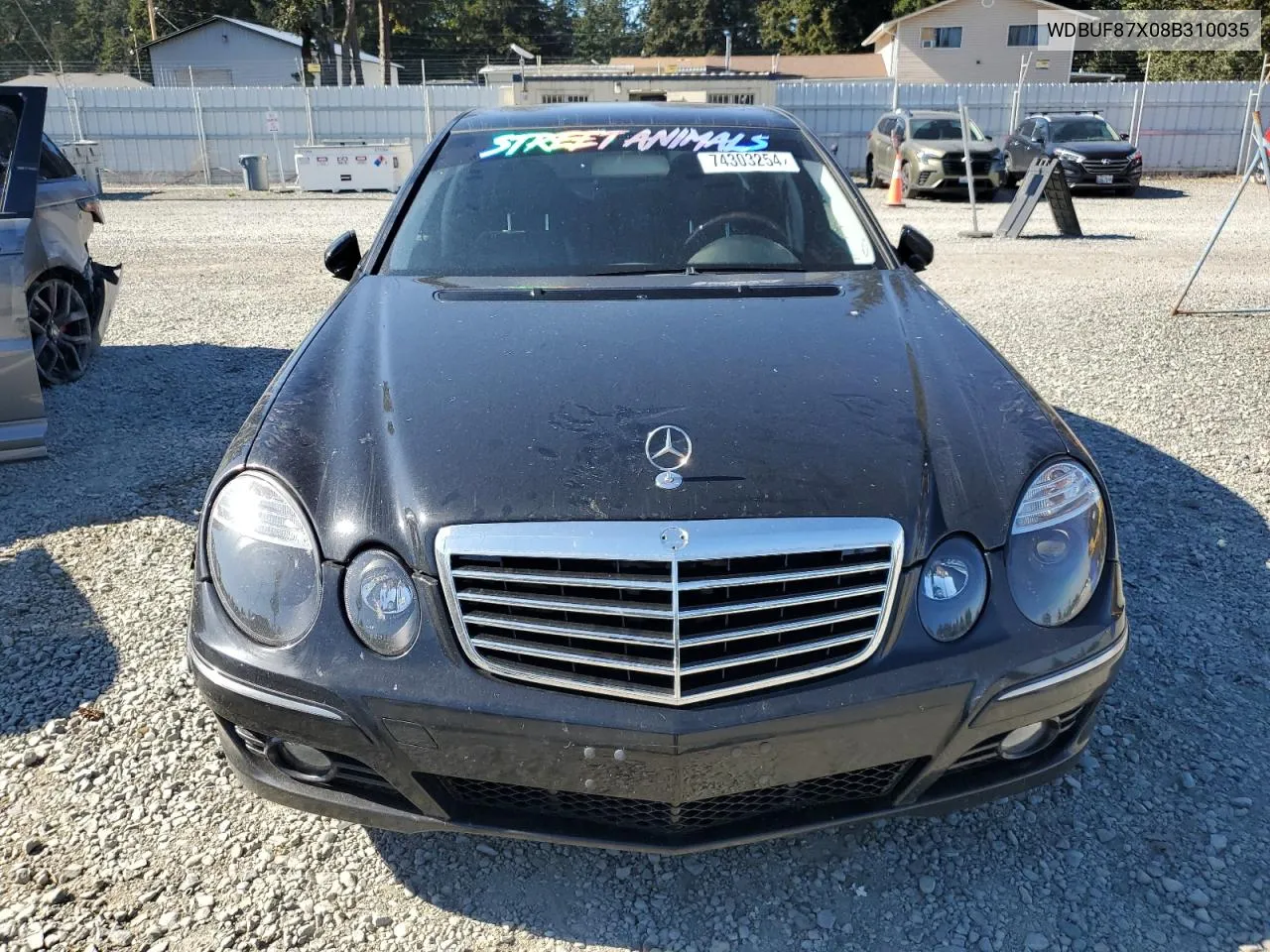 2008 Mercedes-Benz E 350 4Matic VIN: WDBUF87X08B310035 Lot: 74303254