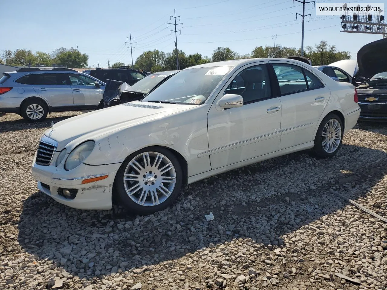 2008 Mercedes-Benz E 350 4Matic VIN: WDBUF87X98B232435 Lot: 74606064