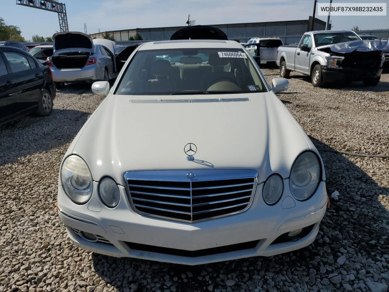 2008 Mercedes-Benz E 350 4Matic VIN: WDBUF87X98B232435 Lot: 74606064