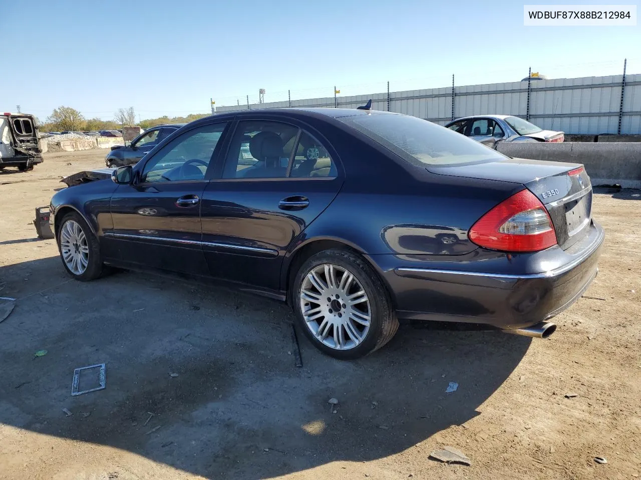 2008 Mercedes-Benz E 350 4Matic VIN: WDBUF87X88B212984 Lot: 74614474