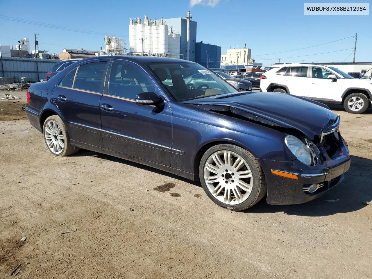 2008 Mercedes-Benz E 350 4Matic VIN: WDBUF87X88B212984 Lot: 74614474