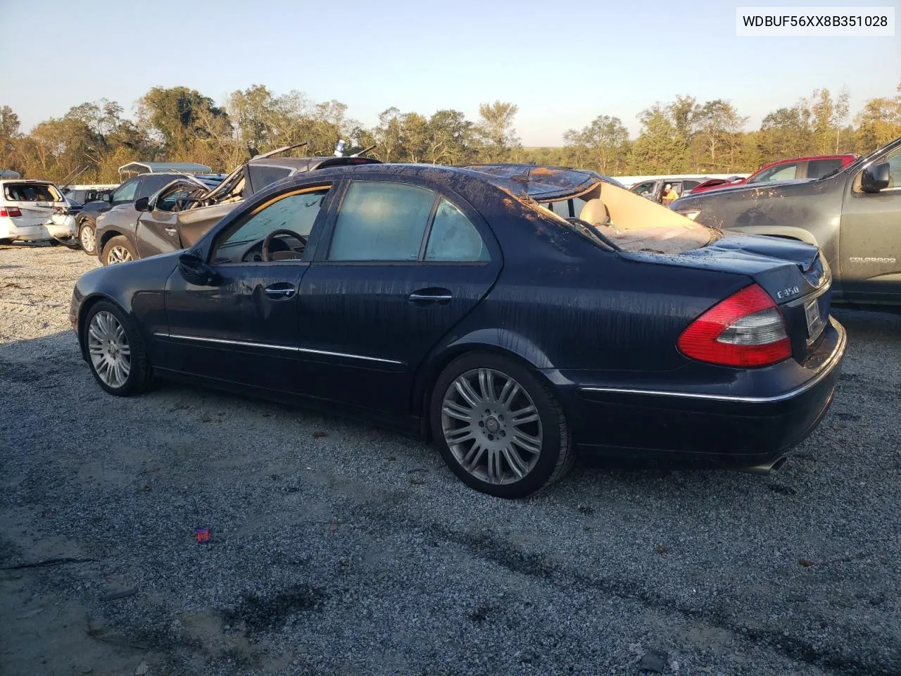 2008 Mercedes-Benz E 350 VIN: WDBUF56XX8B351028 Lot: 74876434