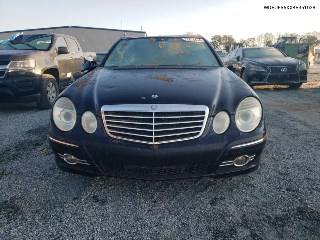 2008 Mercedes-Benz E 350 VIN: WDBUF56XX8B351028 Lot: 74876434