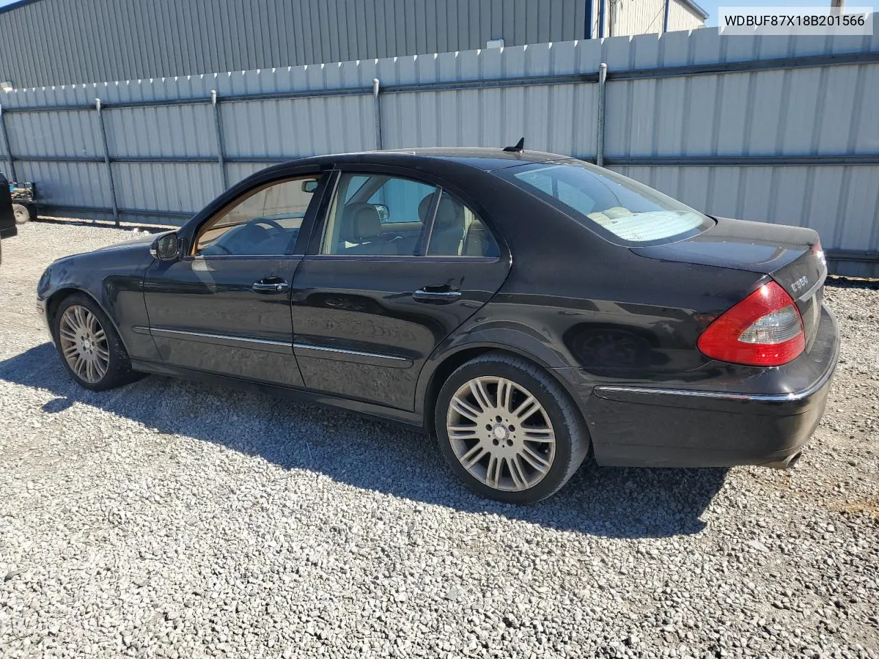 2008 Mercedes-Benz E 350 4Matic VIN: WDBUF87X18B201566 Lot: 75673324