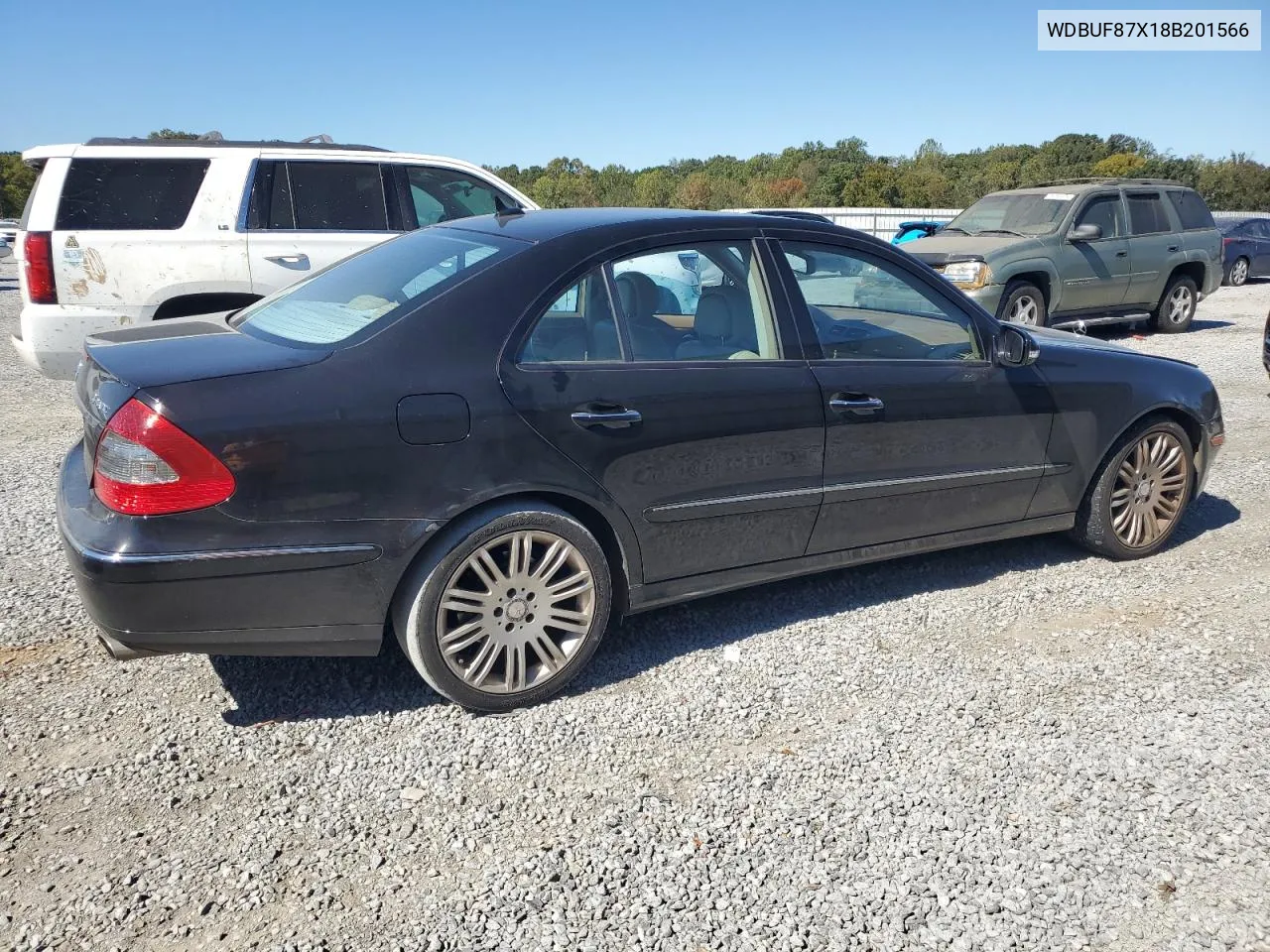 2008 Mercedes-Benz E 350 4Matic VIN: WDBUF87X18B201566 Lot: 75673324