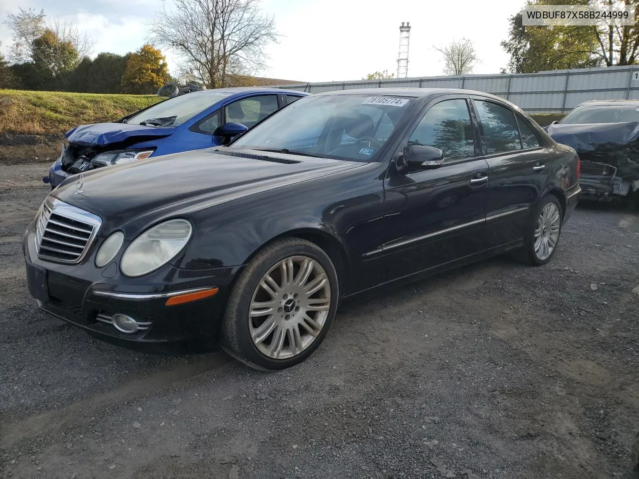 2008 Mercedes-Benz E 350 4Matic VIN: WDBUF87X58B244999 Lot: 76105774