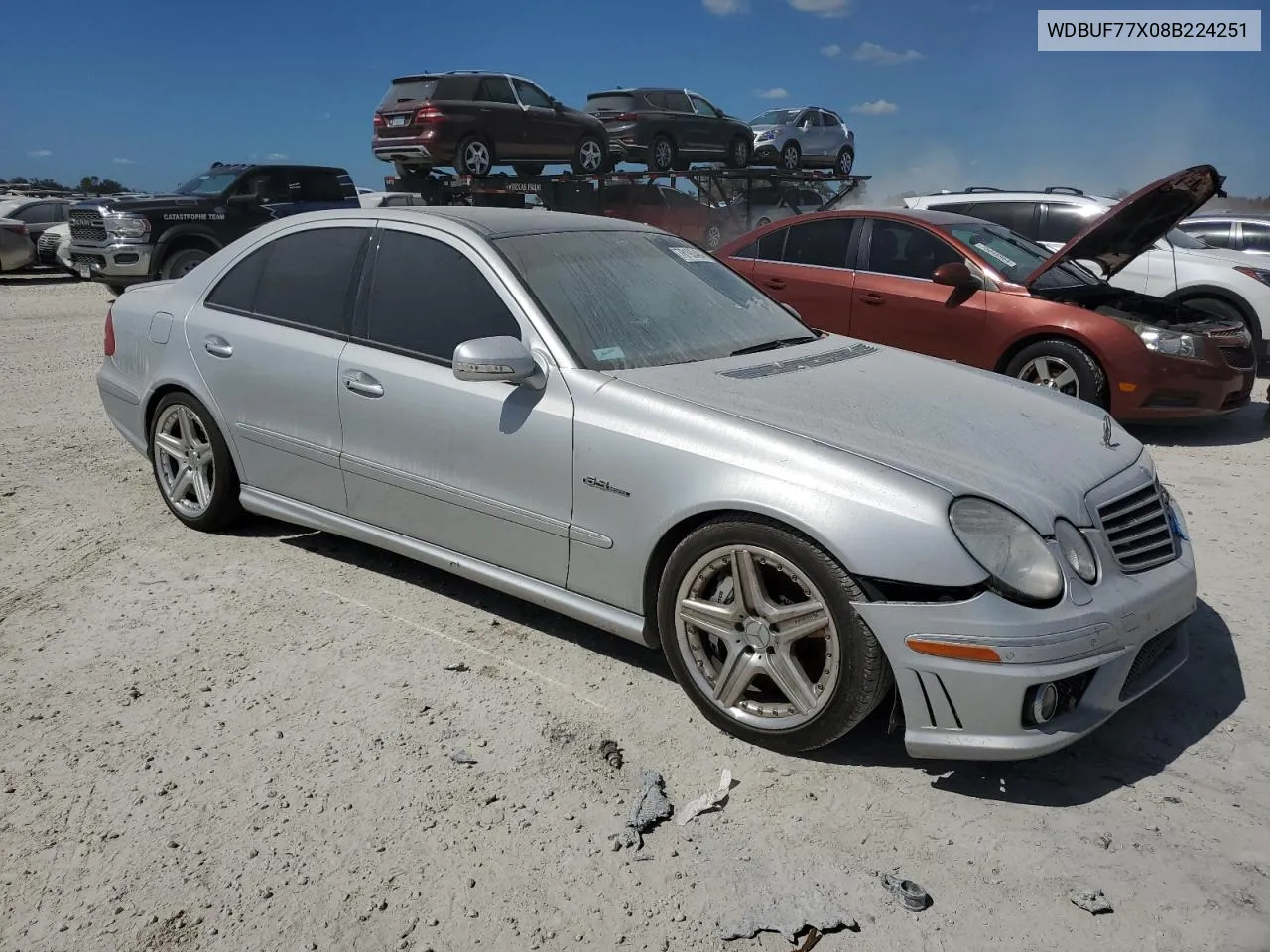 2008 Mercedes-Benz E 63 Amg VIN: WDBUF77X08B224251 Lot: 76193484